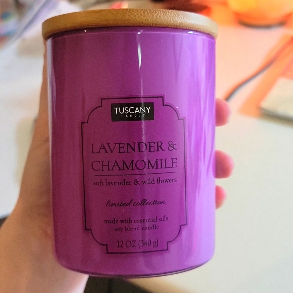 Tuscany Lavender and Chamomile candle